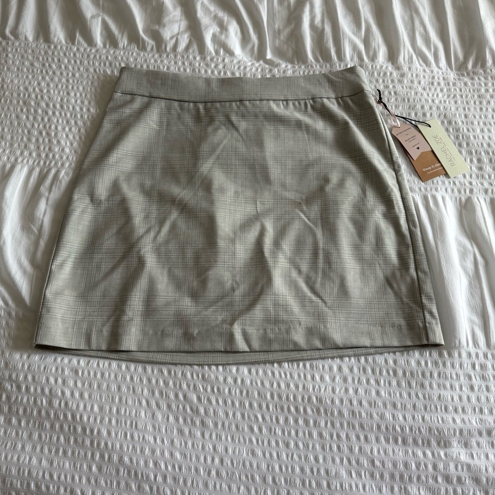 Rachel Zoe Light Gray Mini Skirt
